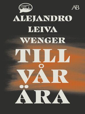 cover image of Till vår ära